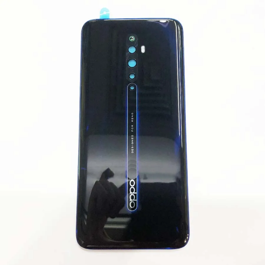 6,5" для oppo Reno 2Z Reno2 Z задняя крышка батарейного отсека, корпус, чехол, Задняя стеклянная линза, запасные части