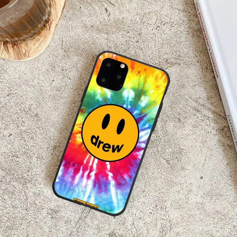 

Luxury brand Justin Bieber drew house Phone Case for iPhone 8 7 6 6S Plus X 5S SE 2020 XR 11 12 Pro mini pro XS MAX