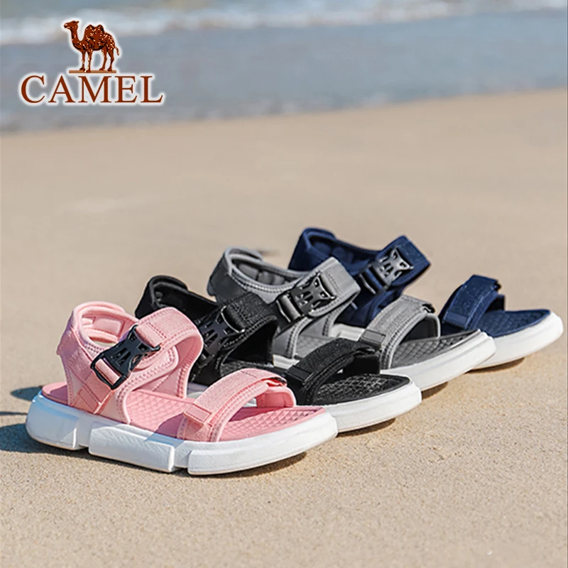 Босоножки унисекс CAMEL летние Нескользящие на толстой подошве | Спорт и