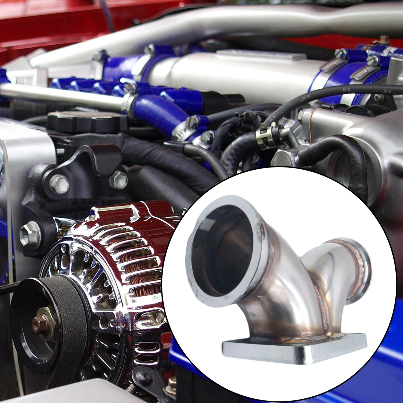 TU-TSF03 Car Turbo T4 двойной фланец прокрутки до 3-дюймового V-образного диапазона простой