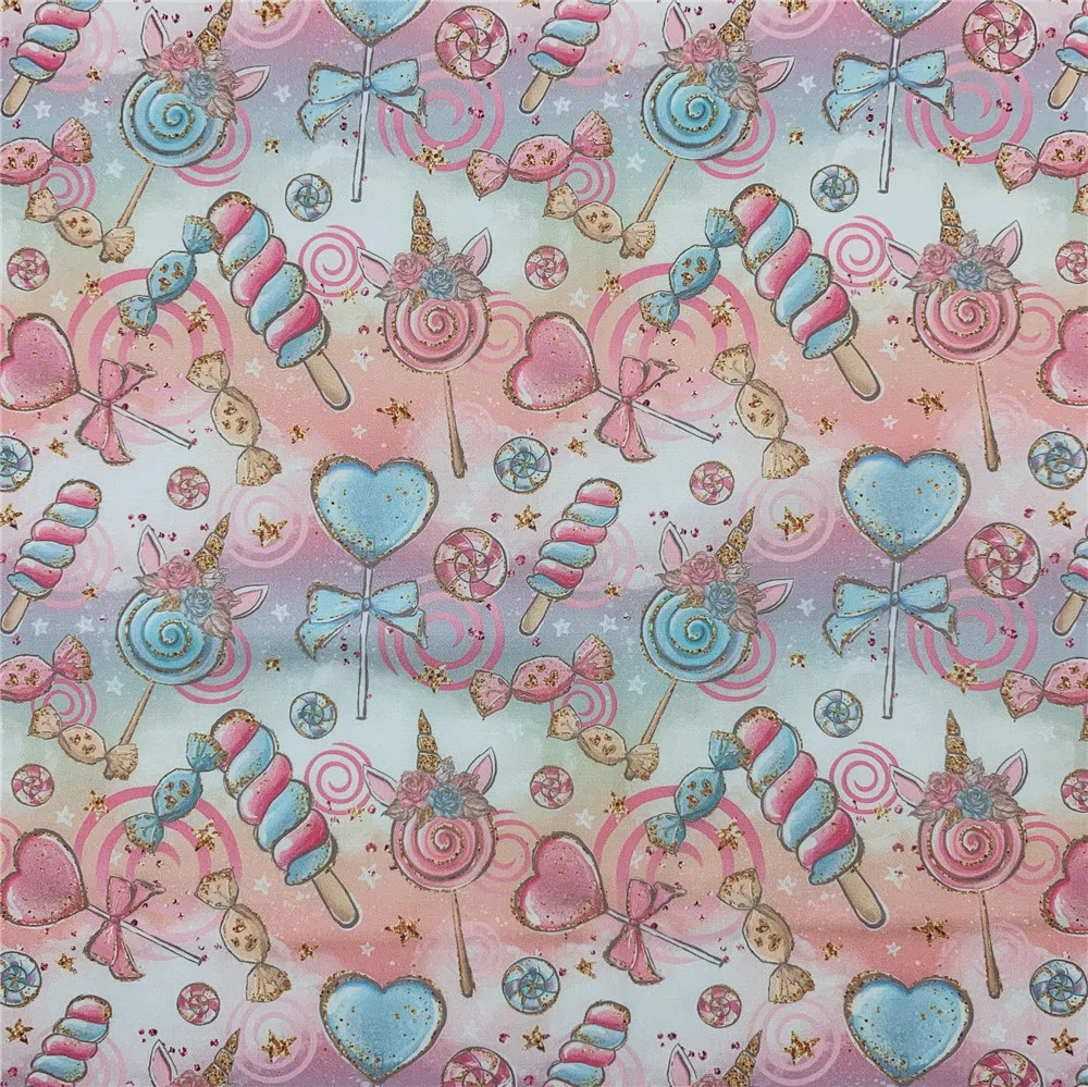 Розовая Детская хлопчатобумажная ткань в стиле пэчворк из полиэстера с рисунком