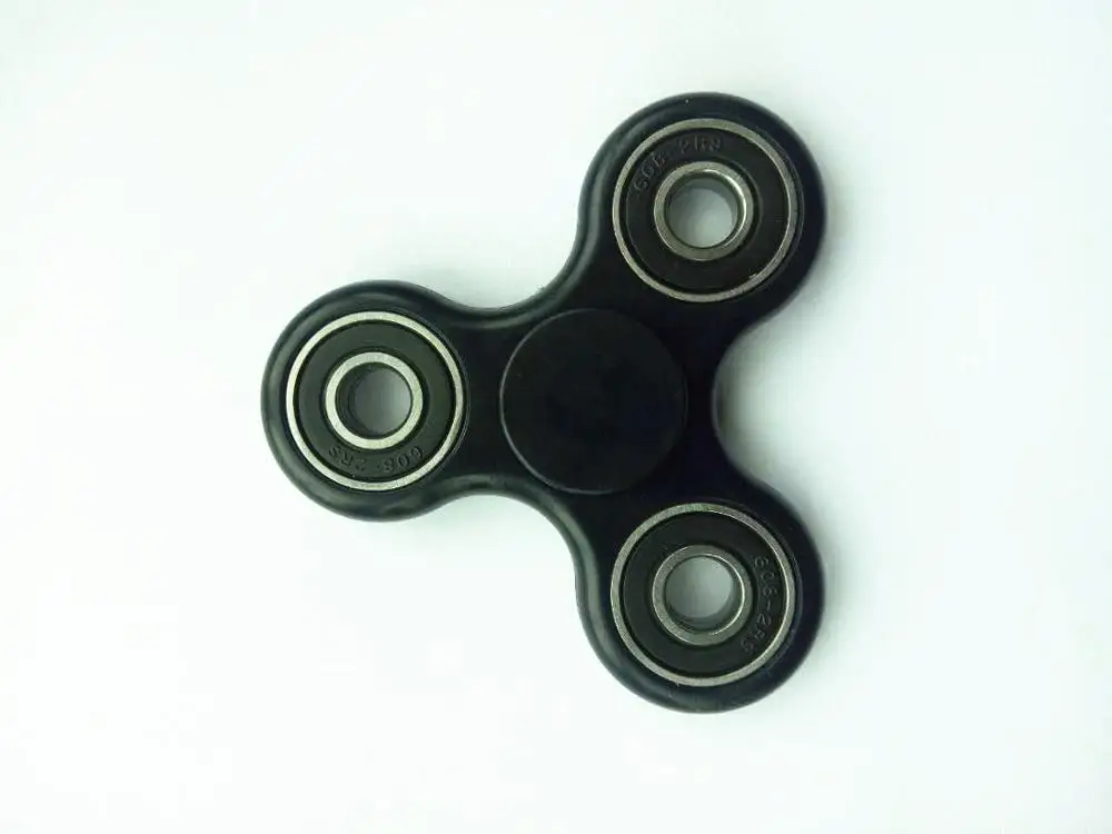 black no box Новинка, 6 цветов, светящийся эффект-Спиннер, игрушка-Спиннер, пластик, EDC, ручной Спиннер для аутизма, Спиннер, спиральные подарки, игрушки для детей - Цвет: black no box