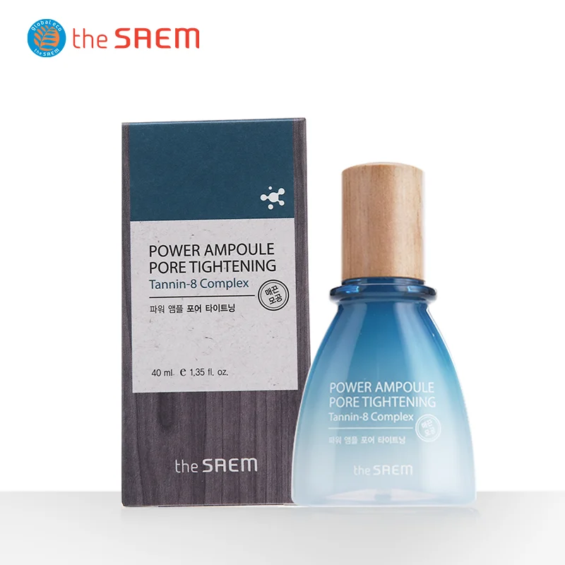 

THE SAEM Power Ampoule Pore Tightening 40ml Pores Shrinking Essence Whitening Serum Oil Control Brighten Cream Korean Cosmetics