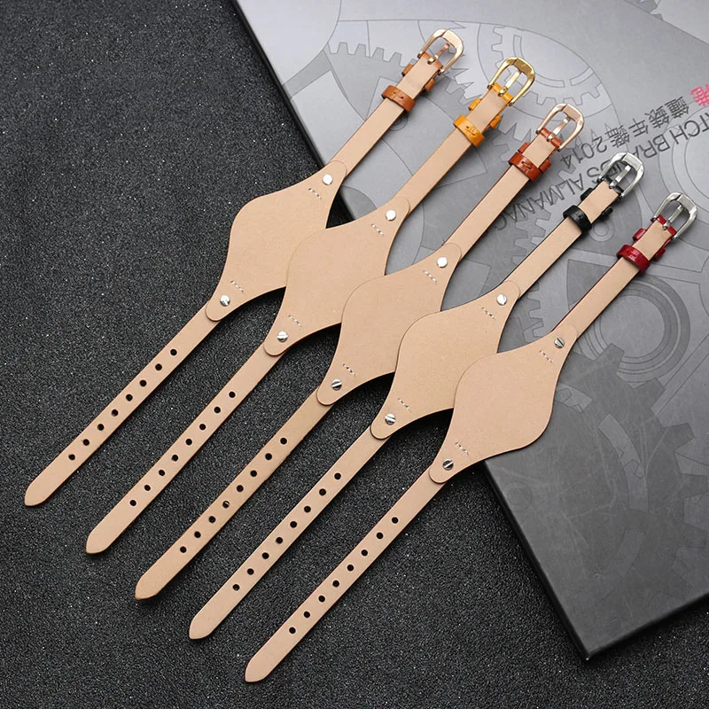 For Fossil ES3077 ES2830 ES3262 ES3060 Stylish women's watchband High quality genuine leather watch straps lady Small bracelet