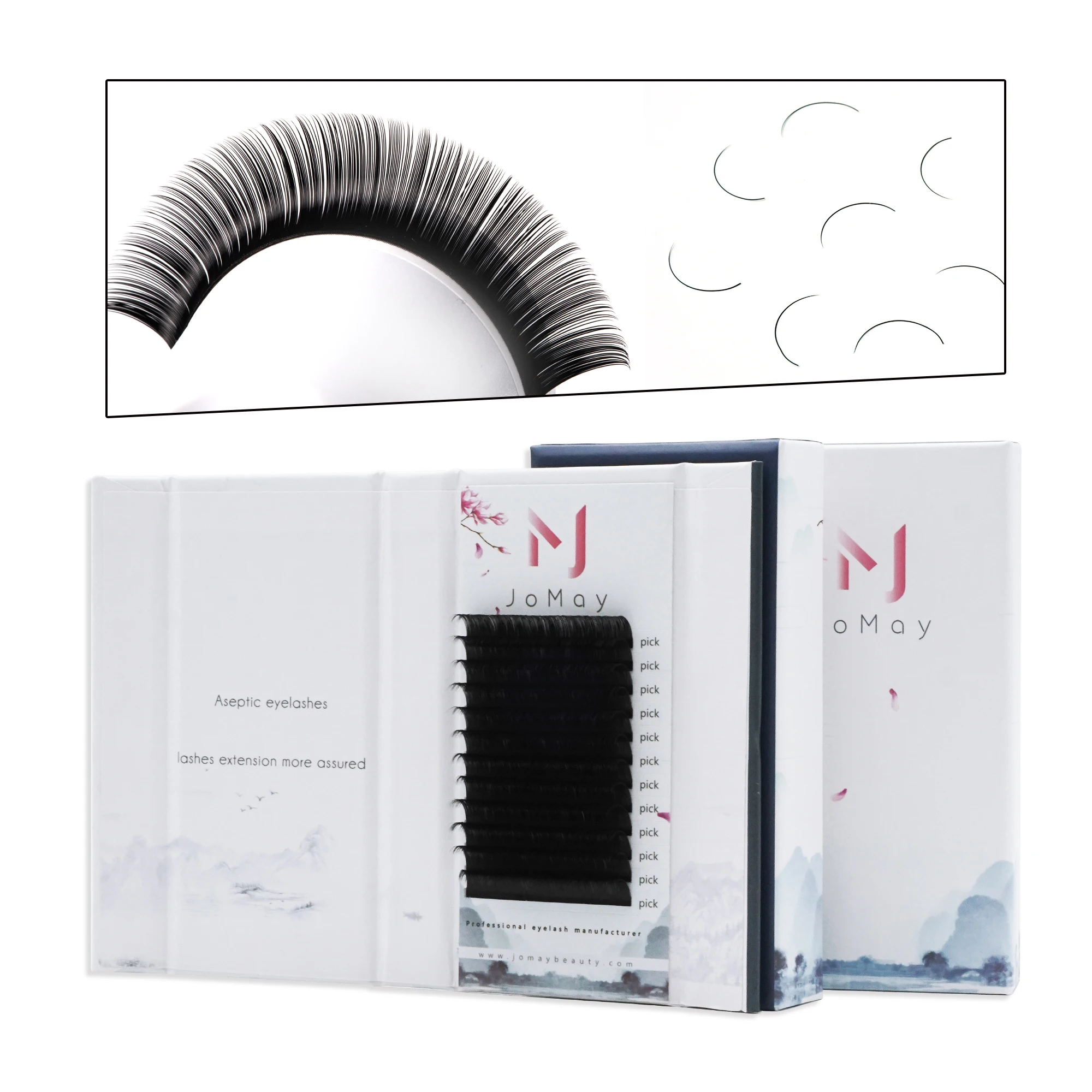 

Faux lash individual eyelash extension lashes cilios for professionals soft natural eyelash extension JoMay lash