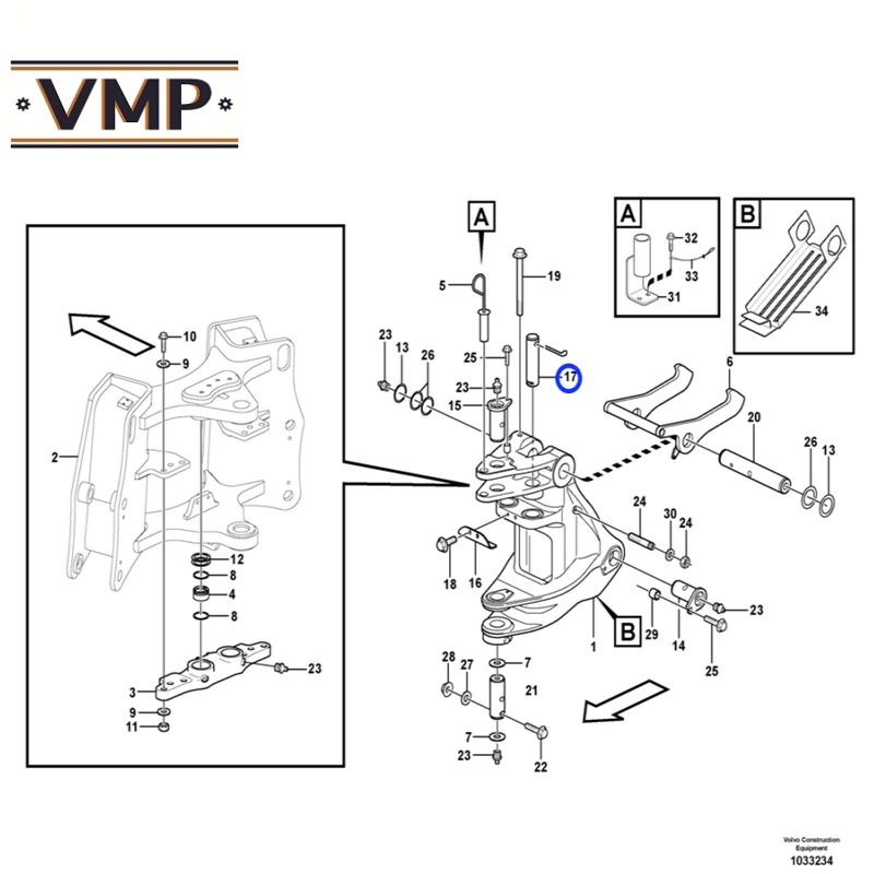 15048951 - Pin для BL70B BL61 BL60 BL71 PLUS BL61B BL71B экскаваторы-погрузчики-VMP | Автомобили и