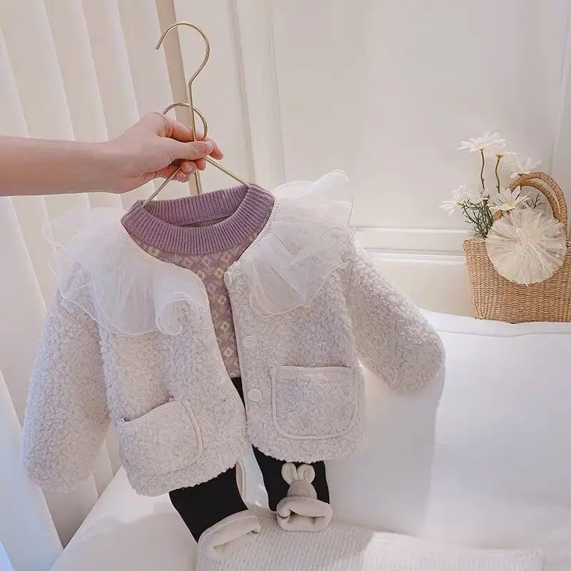

2020 new spring autumn/winter/summer Girls Kids Coat comfortable cute baby Clothes Children Clothing