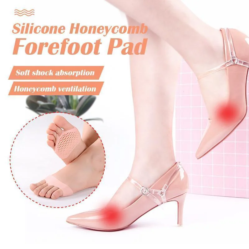 

Silicone Honeycomb Forefoot Pad Insoles High Heel Shoes Foot Blister CareToes Insole Breathable Mat Pain Relief Dropshipping