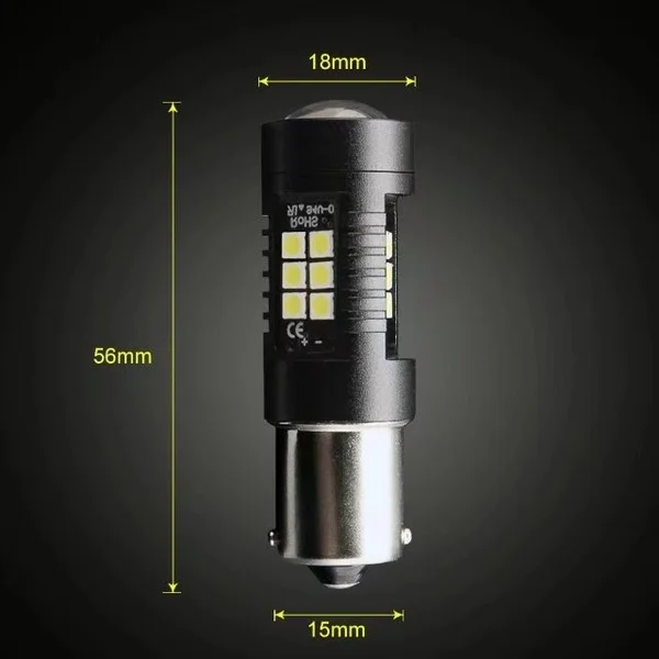 NEW 2Pcs Py21W светодиодные лампы 1156 Bau15S светодиодов 21 3030Smd авто светильник Задний