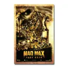 Картина с надписью Mad Max Fury Road из 4 шелковых тканей, яркая декоративная наклейка