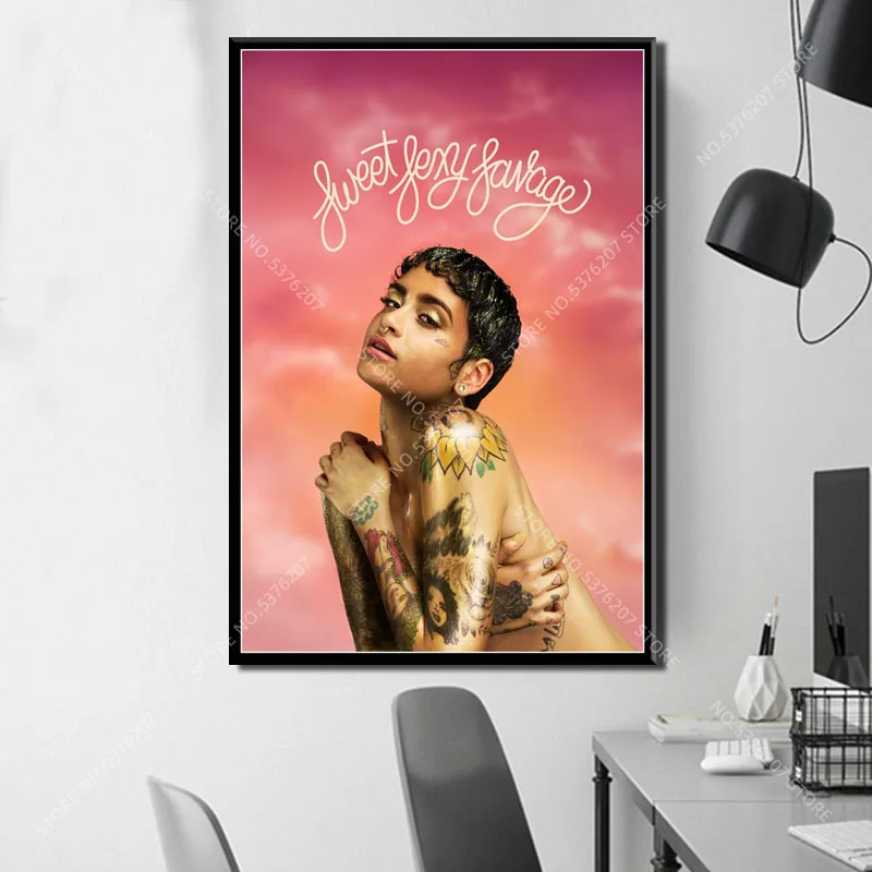 Художественный Декор G524 Kehlani популярная музыка звезда певец R & B хип хоп тату