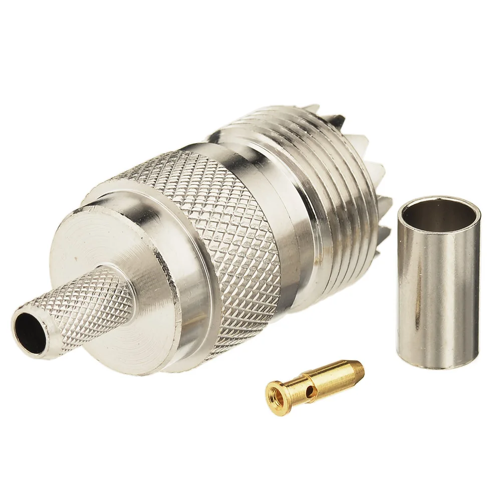 Аксессуары 2 шт. Женский коаксиальный радиочастотный адаптер для обжима кабеля