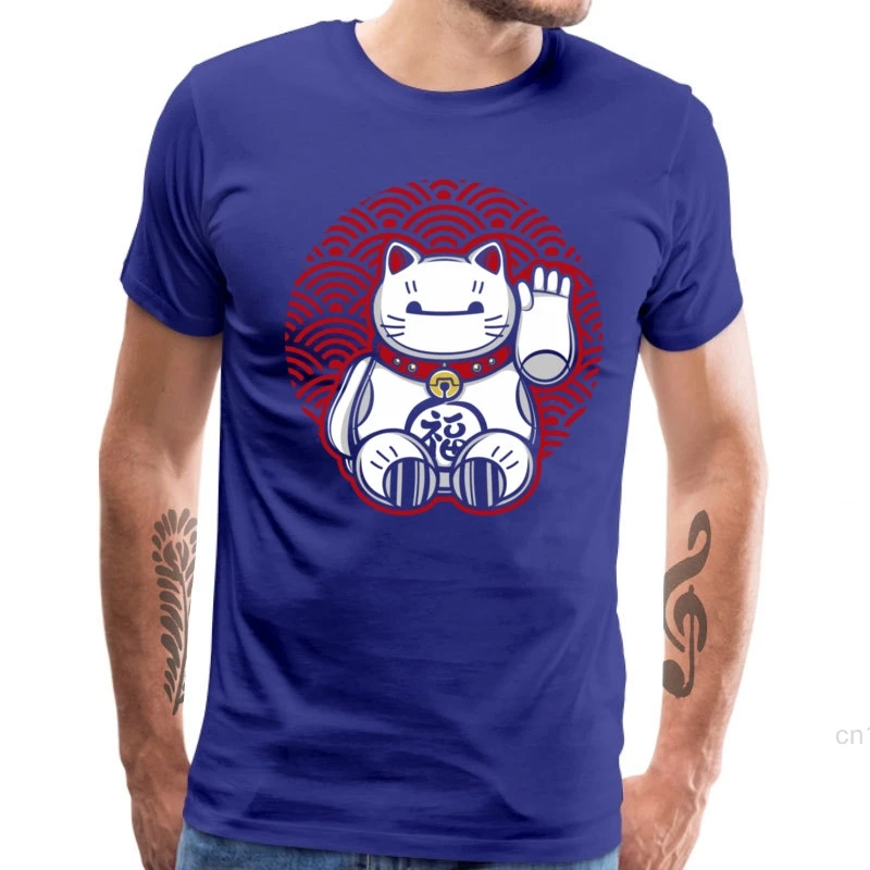 Мужская футболка с надписью Lucky Assistant коротким рукавом из 100% хлопка графическим