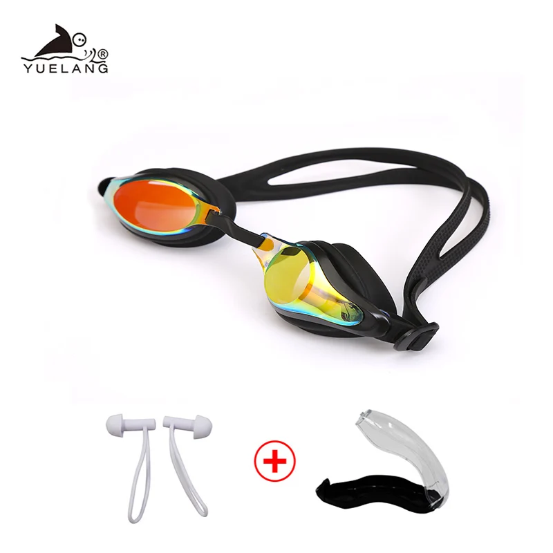 Плавание ming очки затычки для ушей многоцветный профессиональный Для мужчин