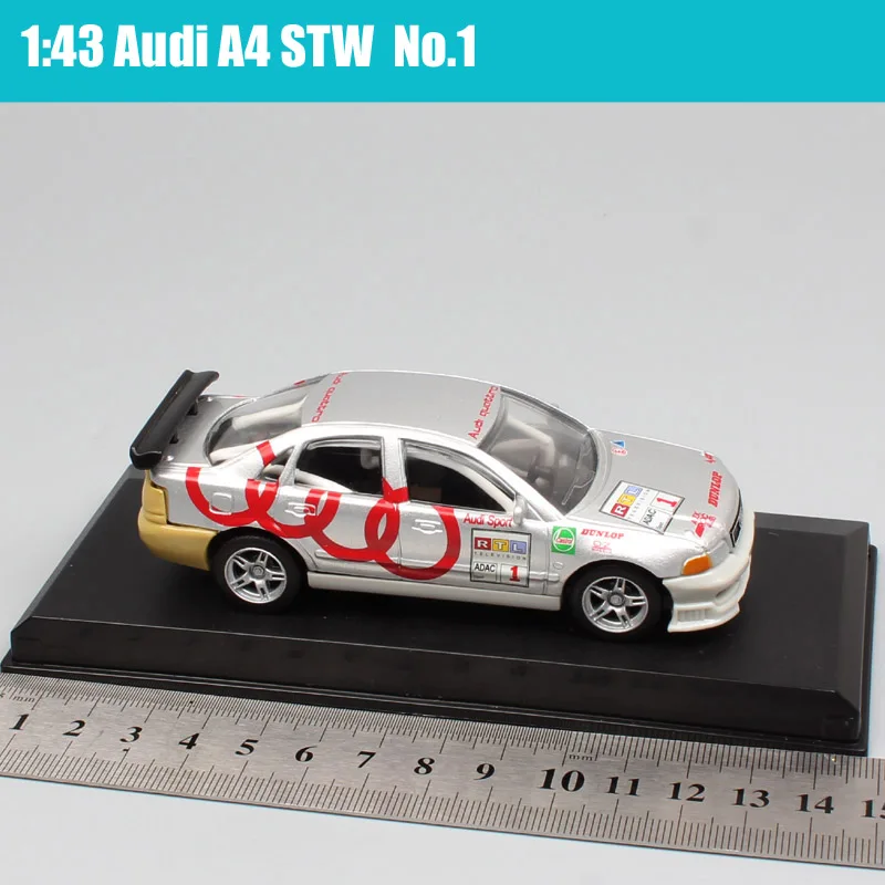 1/43 весы высокоскоростные маленькие Audi A4 STW ADAC No#45 Biela No#10 touring Diecasts& Toy Vehicles гоночный автомобиль игрушки модель акриловая коробка