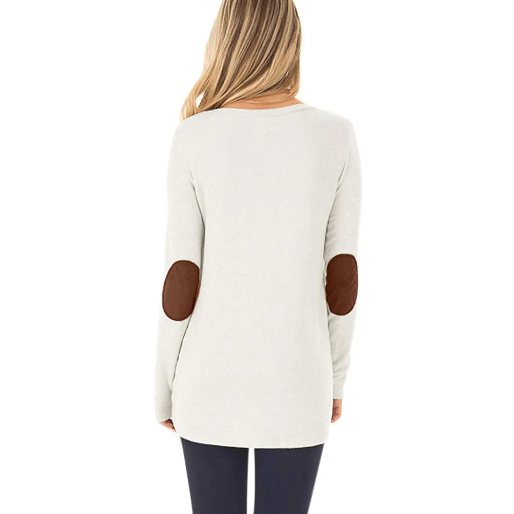 Осенний женский топ с длинными рукавами для мамы грудного вскармливания