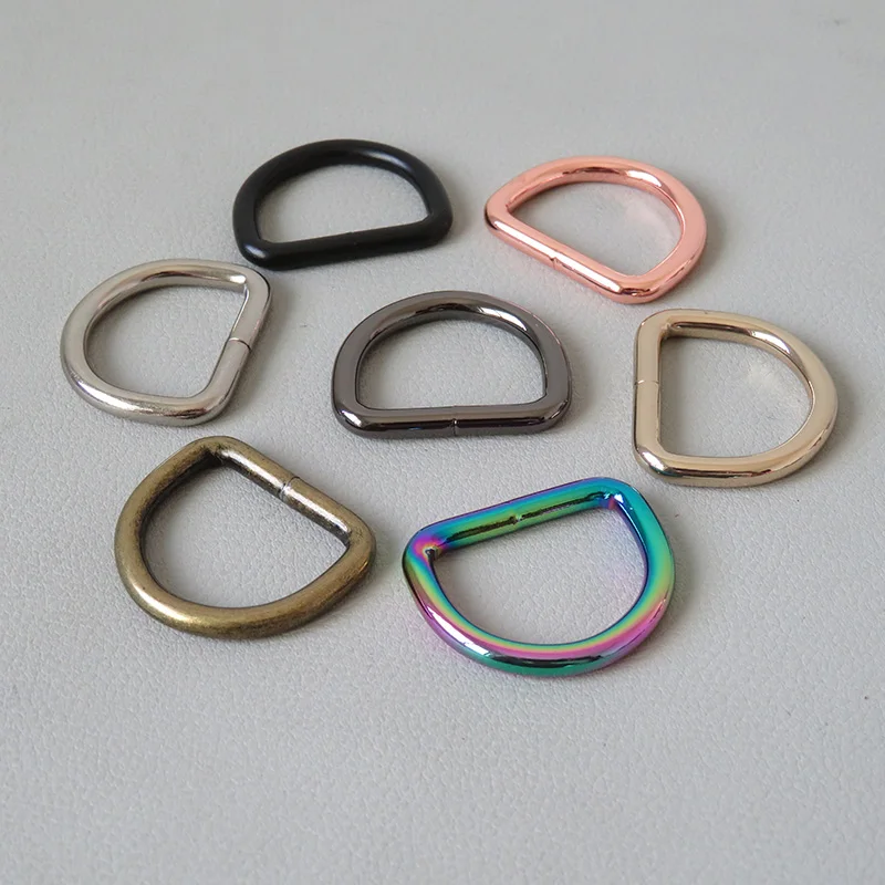 20 шт 25 мм сварные кольцо в виде буквы D для сумки рюкзака аксессуар ремешок пояс