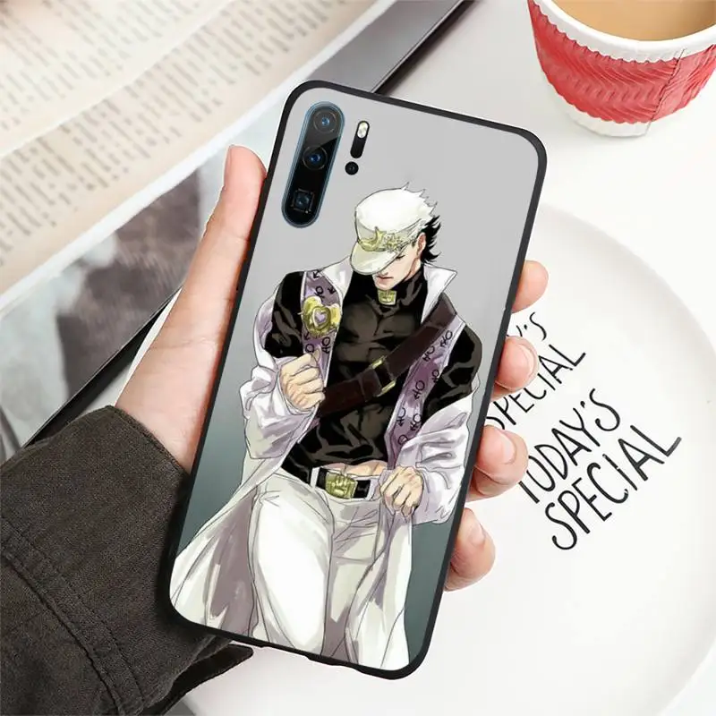 

Anime JoJo's Bizarre Adventure Phone Case For huawei p30 p40 p20 lite pro p smart 2019 2020 nova 6 7 se pro 5t cover
