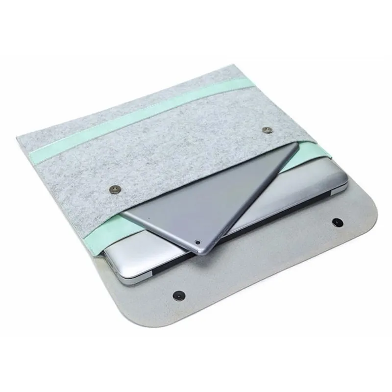 Модный шерстяной фетровый карман для ноутбука сумка чехол для Macbook Air Pro retina 11 12 13 15 Xiaomi Mi чехол для ноутбука 13,3
