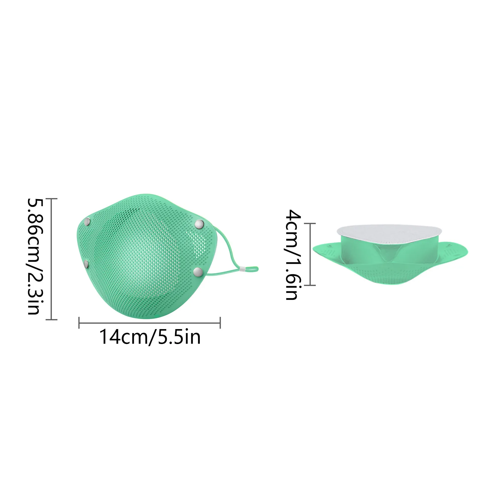 

Silicone Face Mouth Mask For Kids With 10 Pcs Non-Woven Filters Mascarillas 95% Reusable PM2.5 Mouth Mask Anti-Dust Masque A50