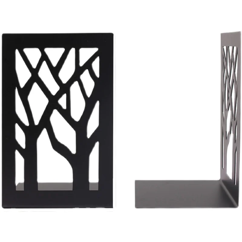

Simple Metal Bookshelf Storage Shelf Display Shelf black cats on tree metal Book Holder Bookends Book Shelf Book Stand Book Ends
