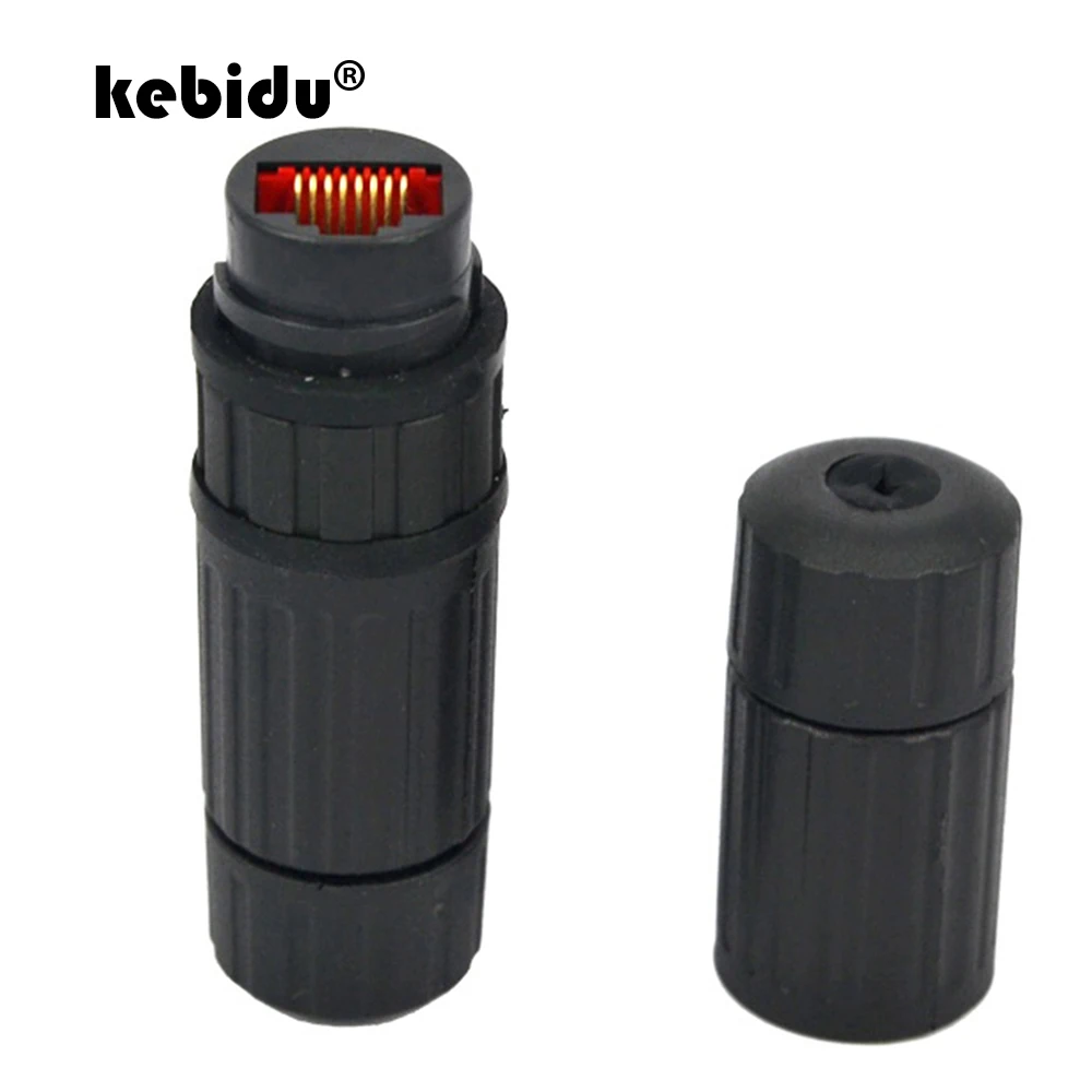 Kebidu новейший M16 IP68 водонепроницаемый разъем сеть Ethernet RJ45 гнездо к гнезду адаптер