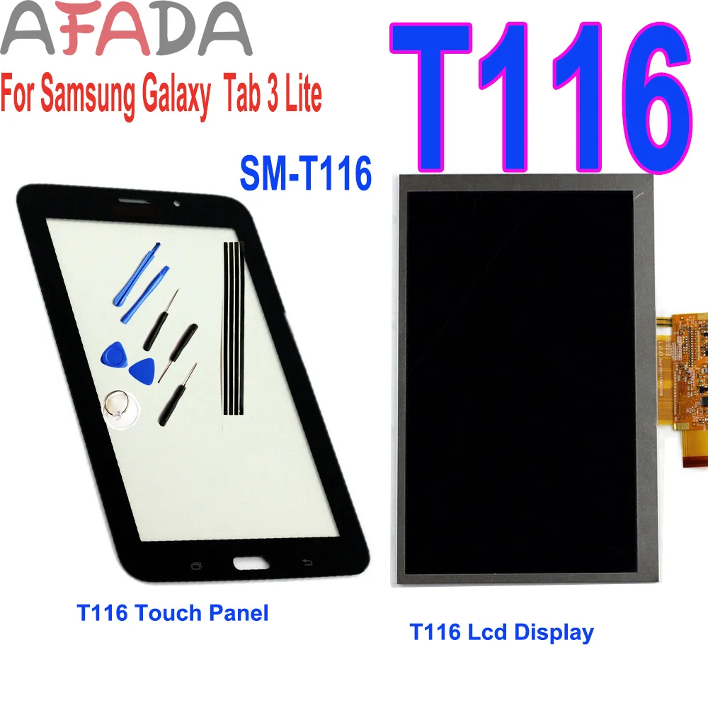 ЖК дисплей для Samsung GALAXY Tab 3 Lite 7 дюймовый сенсорный экран с цифровым