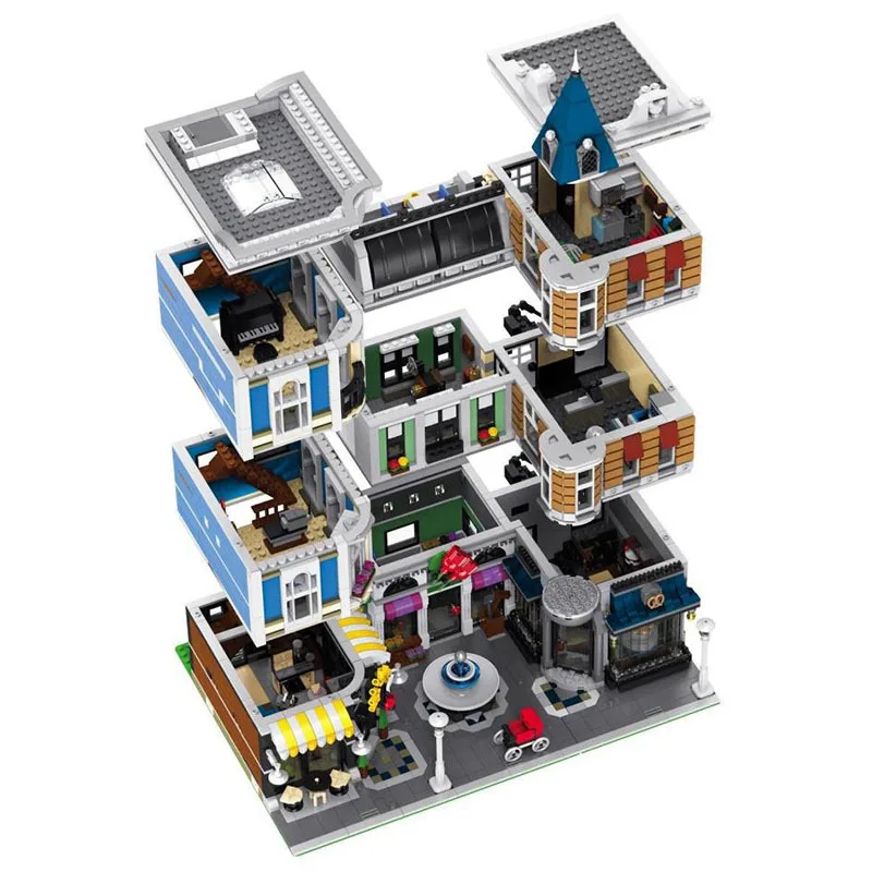 

Creator Expert City Street View Assembly Square Village Model 15019 4016Pcs Educational Building Block Toy Birthday Gifts