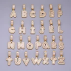 Подвеска в виде букв алфавита для ожерелья и браслета, 33 х13 мм