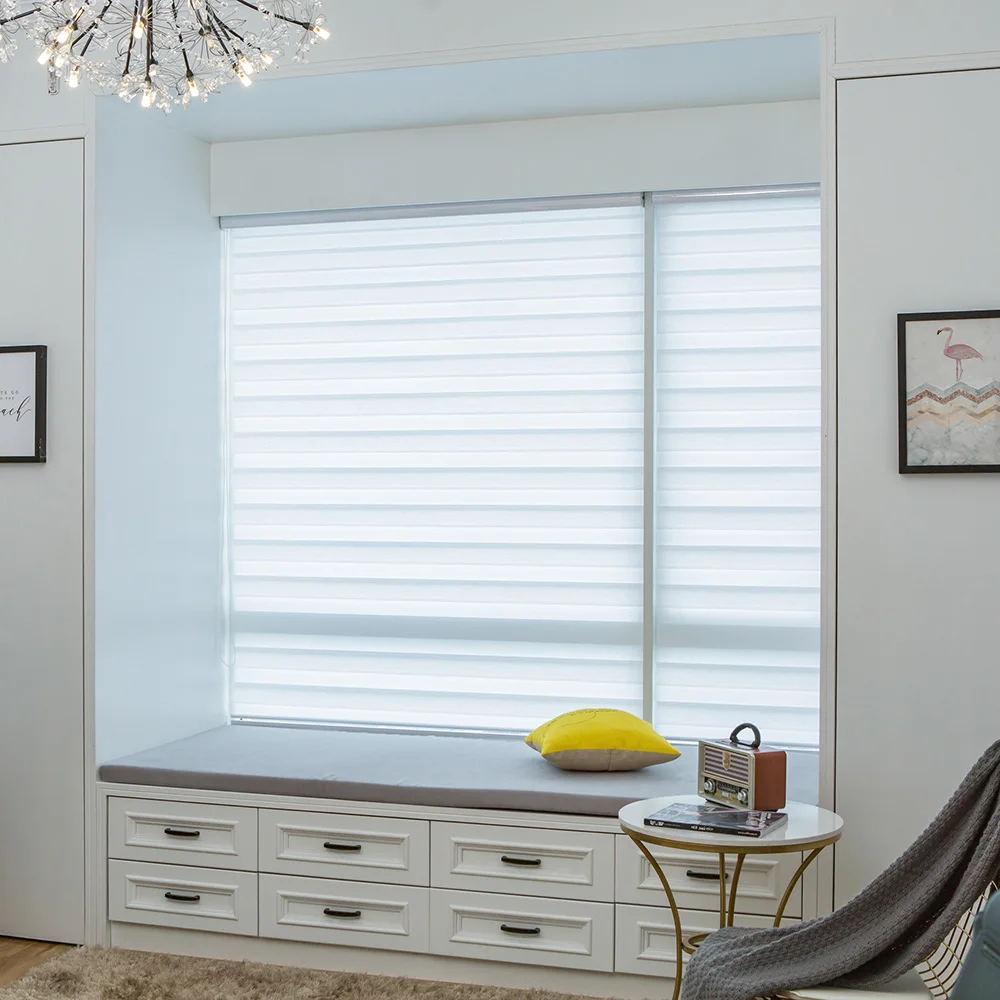 Popular soft fabric zebra shades roller blinds for home and office | Дом и сад