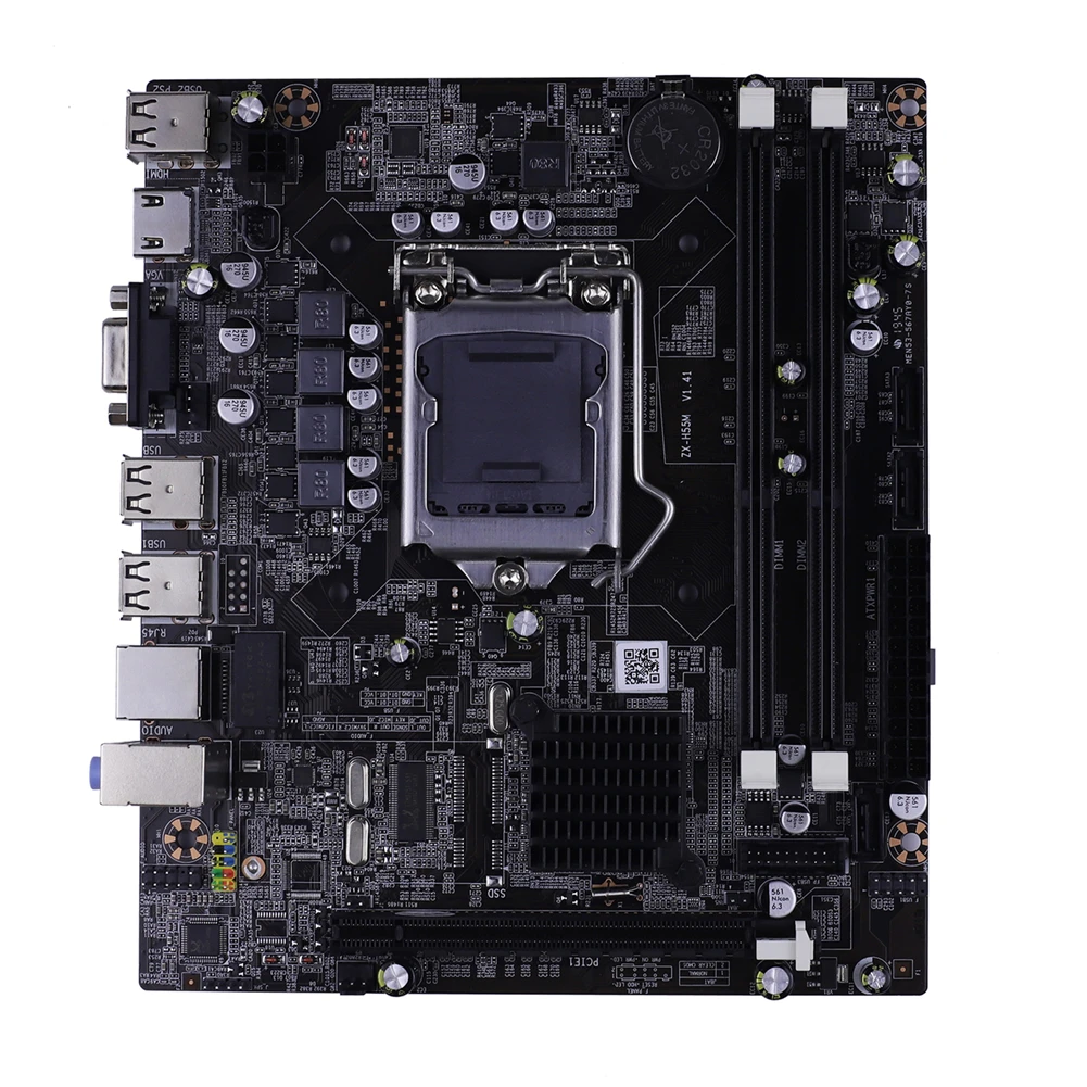 Материнская плата Micro ATX H55 Socket LGA 1156 VGA DDR3 двухканальная материнская для