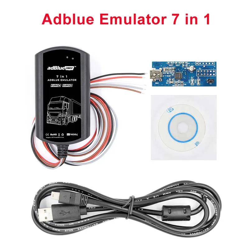 Adblue Эмулятор 9 в 1 грузовик эмуляция диагностический инструмент для Volvo/для IVECO/для Renault Adblue Эмулятор 9в1 7в1 OBD2 грузовик инструмент