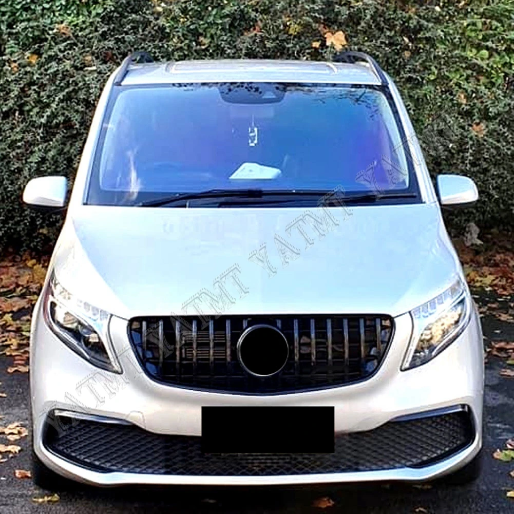 

Car Front Racing Facelift Grille Upper Grill For Mercedez-Benz V-Class W447 2020 2021 GT