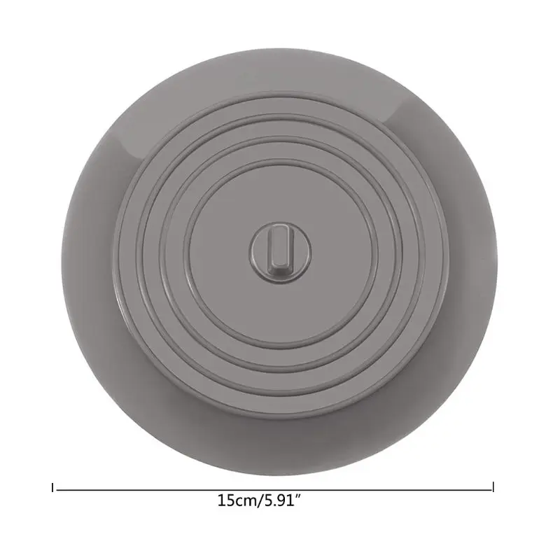 

Round Silicone Flat Sink Plug Filter Sink Strainer The Leak-Proof Silicone Floor Drain Cover Bathroom Kitchen Accessories