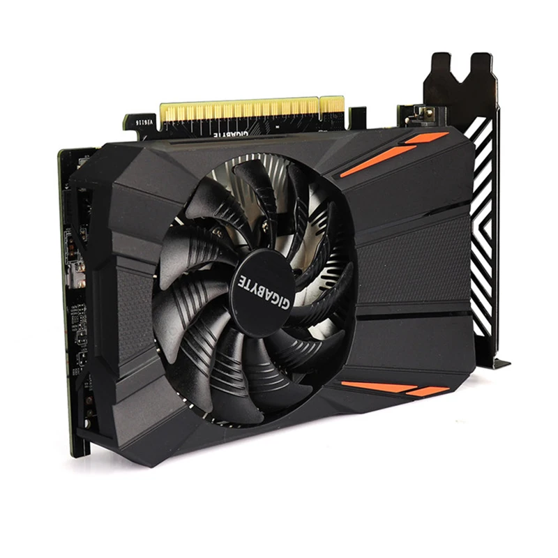 Gigabyte видеокарта GTX1050 Ti 4 GB карта GDDR5 128 бит видео с NVIDIA GeForce gtx 1050 GPU карты для ПК б/у