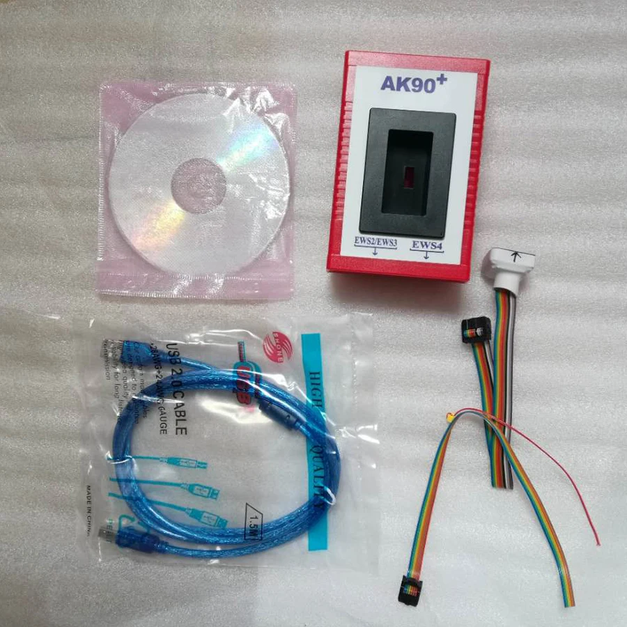 

AK90 plus For BMW V3.19 AK90+ OBD2 Car Key Programmer for BMW CAS/EWS from 1995-2009 AK90 + Key Programming Tool 4.8