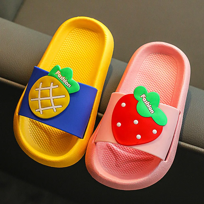 

Kids Slippers for Boys Girls Cartoon Shoes Summer Toddler Flip Flops Baby Indoor Slippers Beach Swimming Slippers for Children