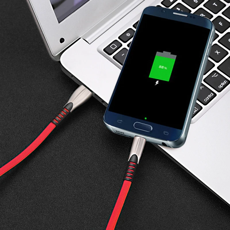 Zinc Alloy Braided Micro USB Type C/Android 5A Fast Charging Charger Cable Cord 1m/2m LSMK99 | Электроника