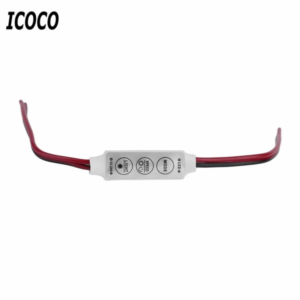 ICOCO 2017 новое поступление дешевые мини rgb контроллер Диммер для 5050 3528 SMD