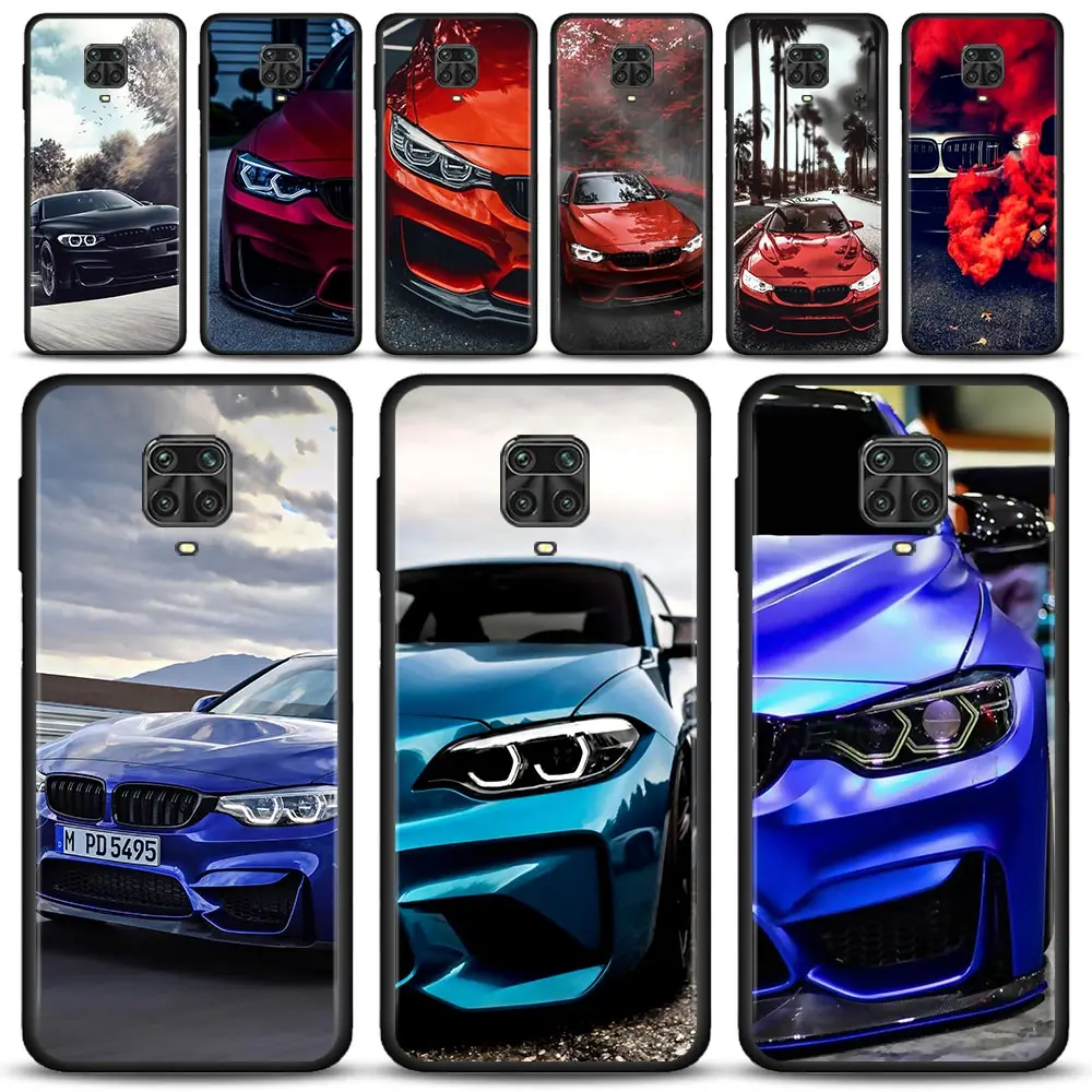 Blue Red-Bmw Phone Case For Xiaomi Redmi Note 11 9 8 10 Pro 9S 8T 7 10pro Max Cover for redmi 11 9 9C 9A 8 8A 7 7A Shell