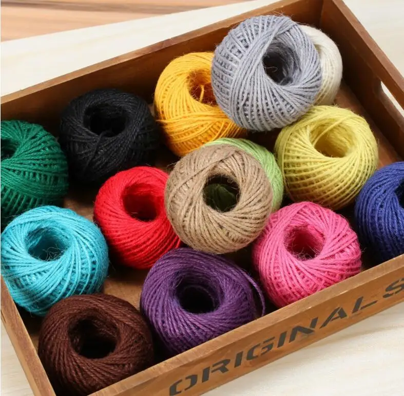 DIY фото стены Украшенные веревки оптом тканые пеньковые 30 метров | Дом и сад