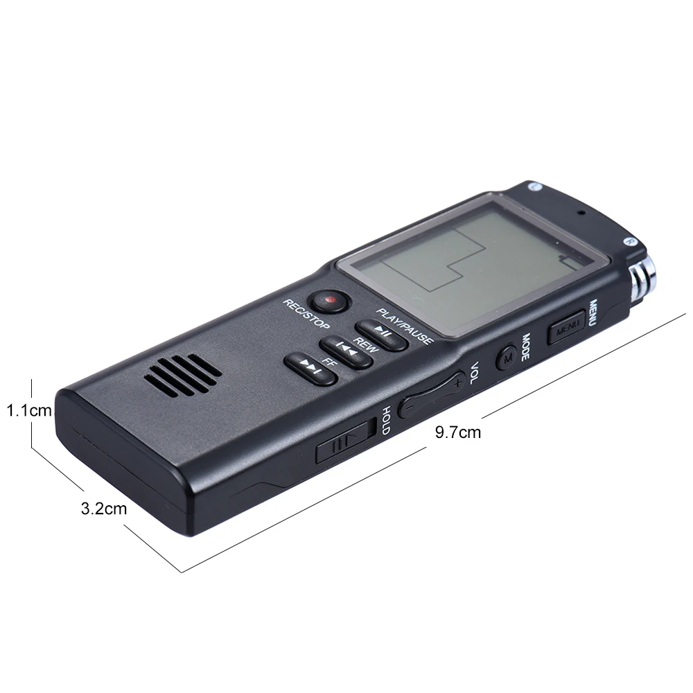 8 ГБ 1536 кбит/с аудио-диктофон MP3 музыкальный плеер диктофон Голосовая активация