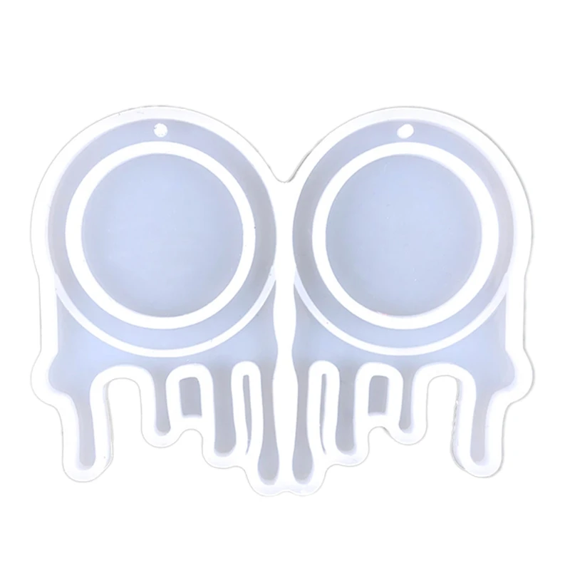 1 шт. формы для украшений из эпоксидной смолы полимерная серьга подвесок литья