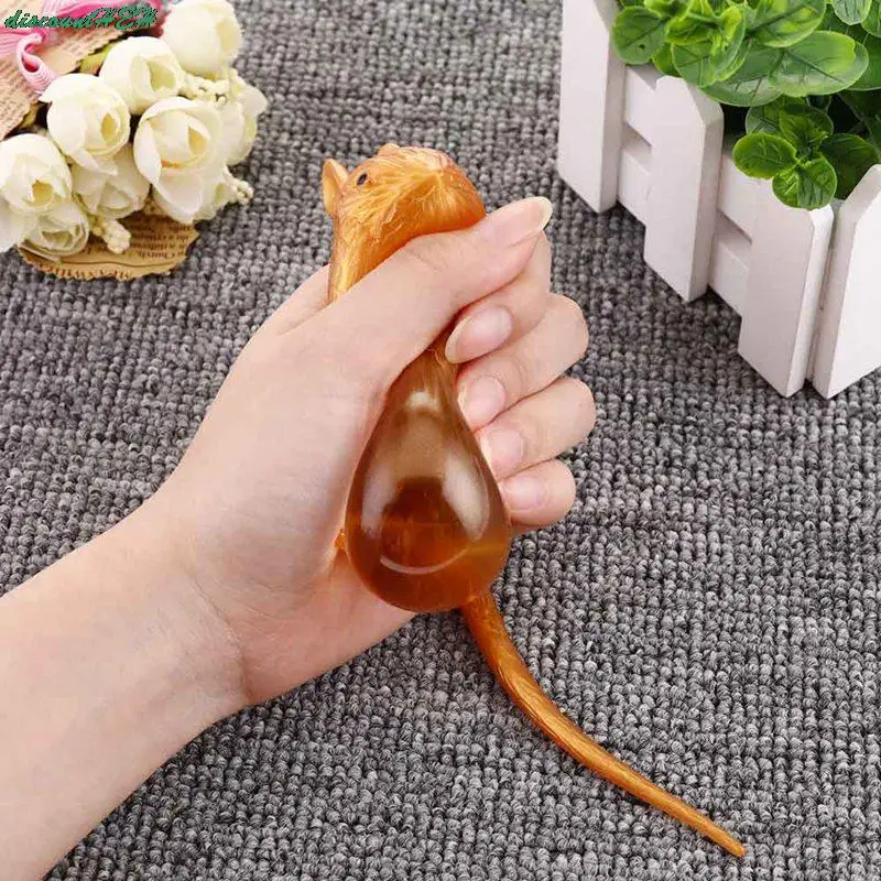 1 шт. резиновая мультяшная водная антистрессовая мышь для снятия стресса с лица и