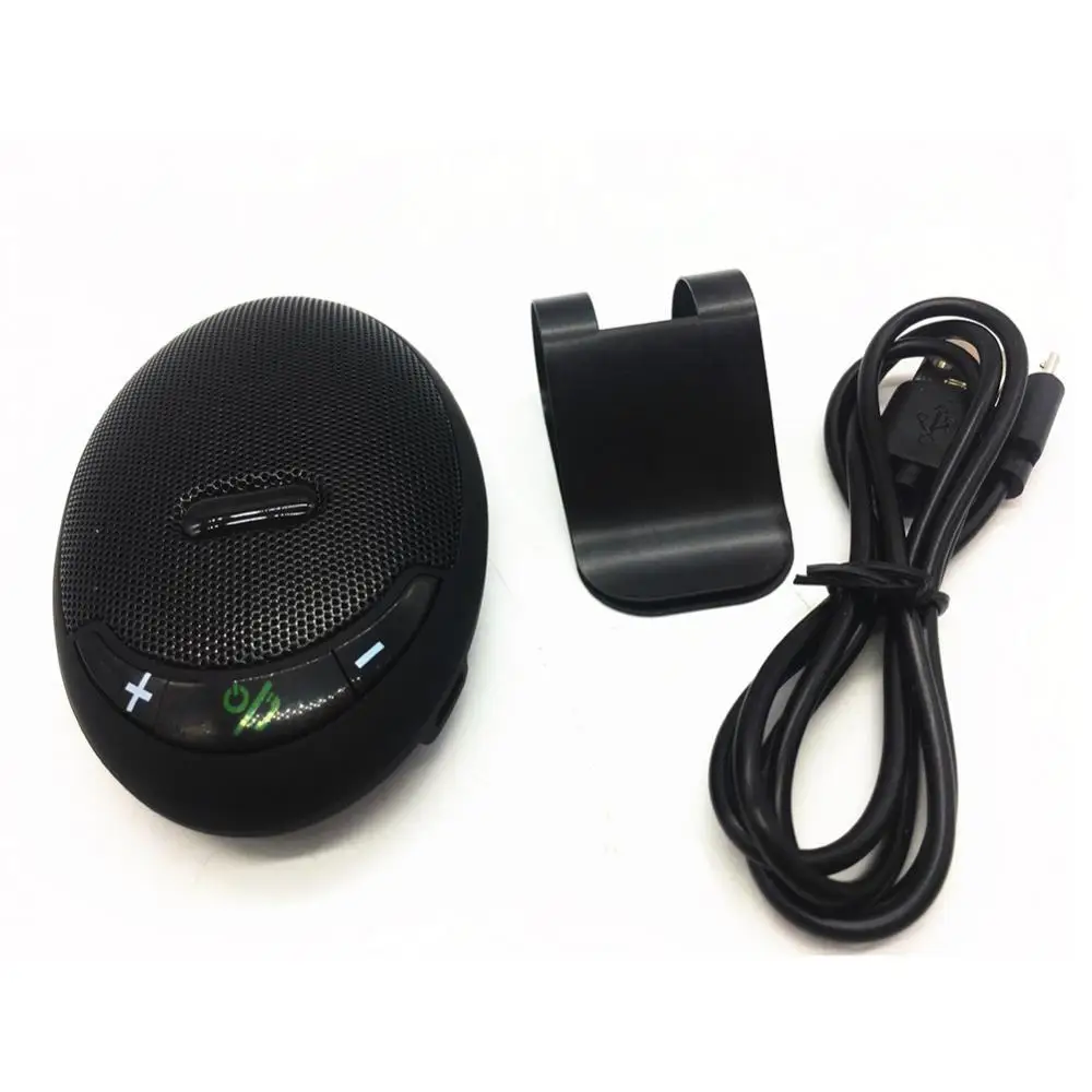 

80% Hot Sale Wireless Vehicle Car BT-100 Compact ABS Smart Bluetooth 5.0 Memory Connection Car Handsfree Speaker Car Accessories