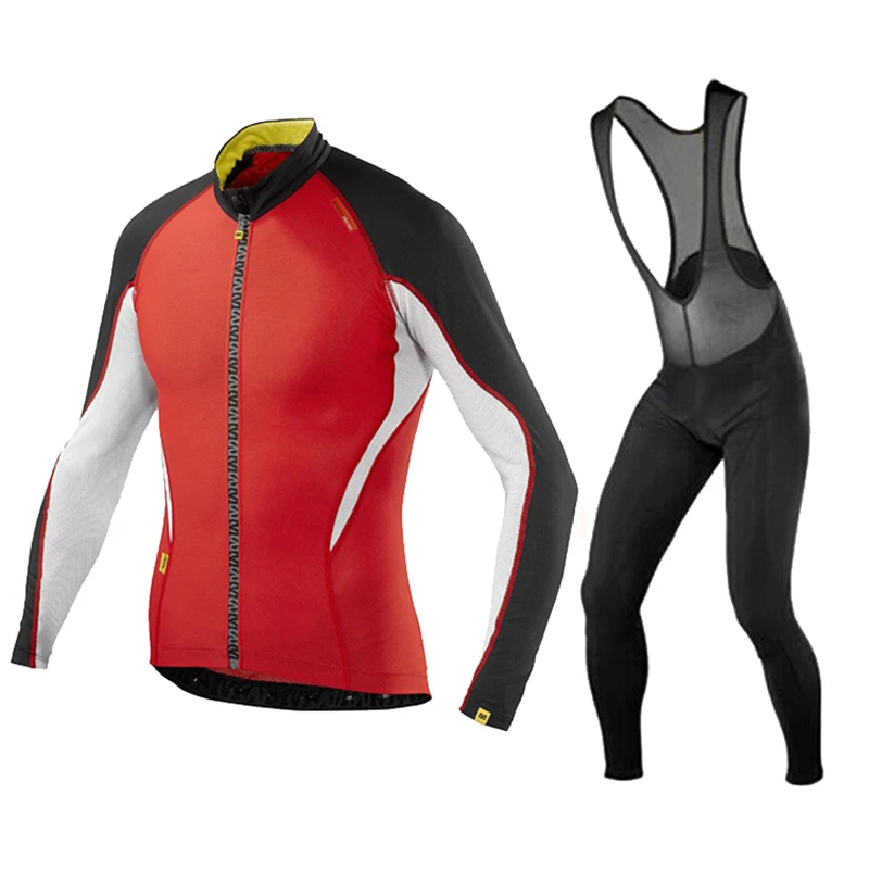 Cycling suit Командный Mavic, набор Джерси для велоспорта, мужской костюм для триатлона, весенний Ropa Ciclismo Hombre MTB, одежда для велоспорта с длинным рукавом - Цвет: Cycling suit