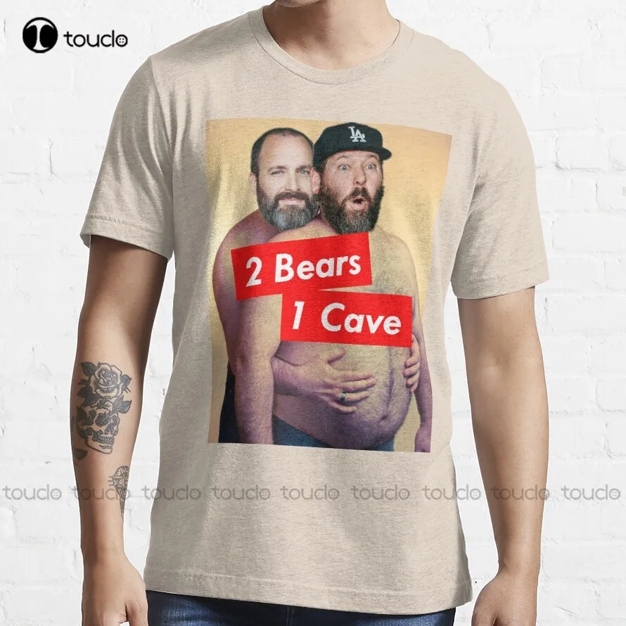 

2 Bears 1 Cave T-Shirt Green T Shirt Custom Aldult Teen Unisex Digital Printing Tee Shirt Xs-5Xl Cotton Christmas Gift Women Men