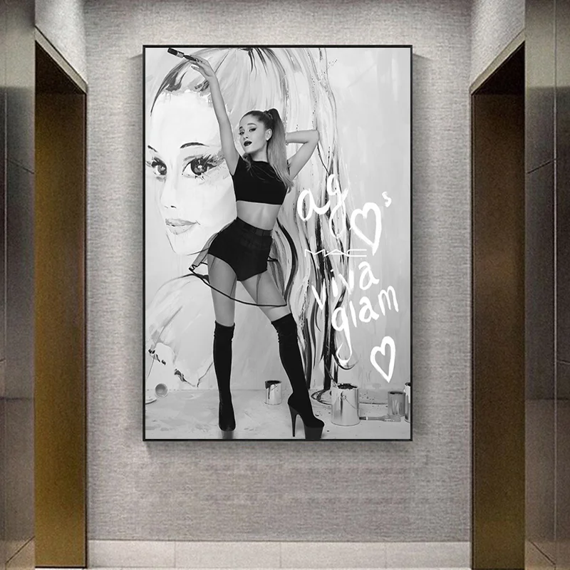 

Sexy Ariana Grande True Love Posters And Prints Wall Art Canvas Painting For Living Room Decoration Home Decor Unframed Quadro