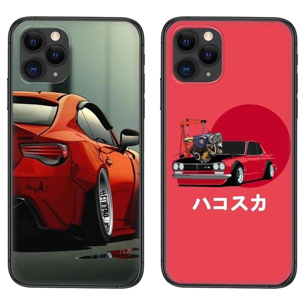 Для Huawei P50 P40 Lite E P 40 P40Lite Pro 2019 2020 2021 черный чехол мягкий Prime Art Car Eat Sleep Jdm