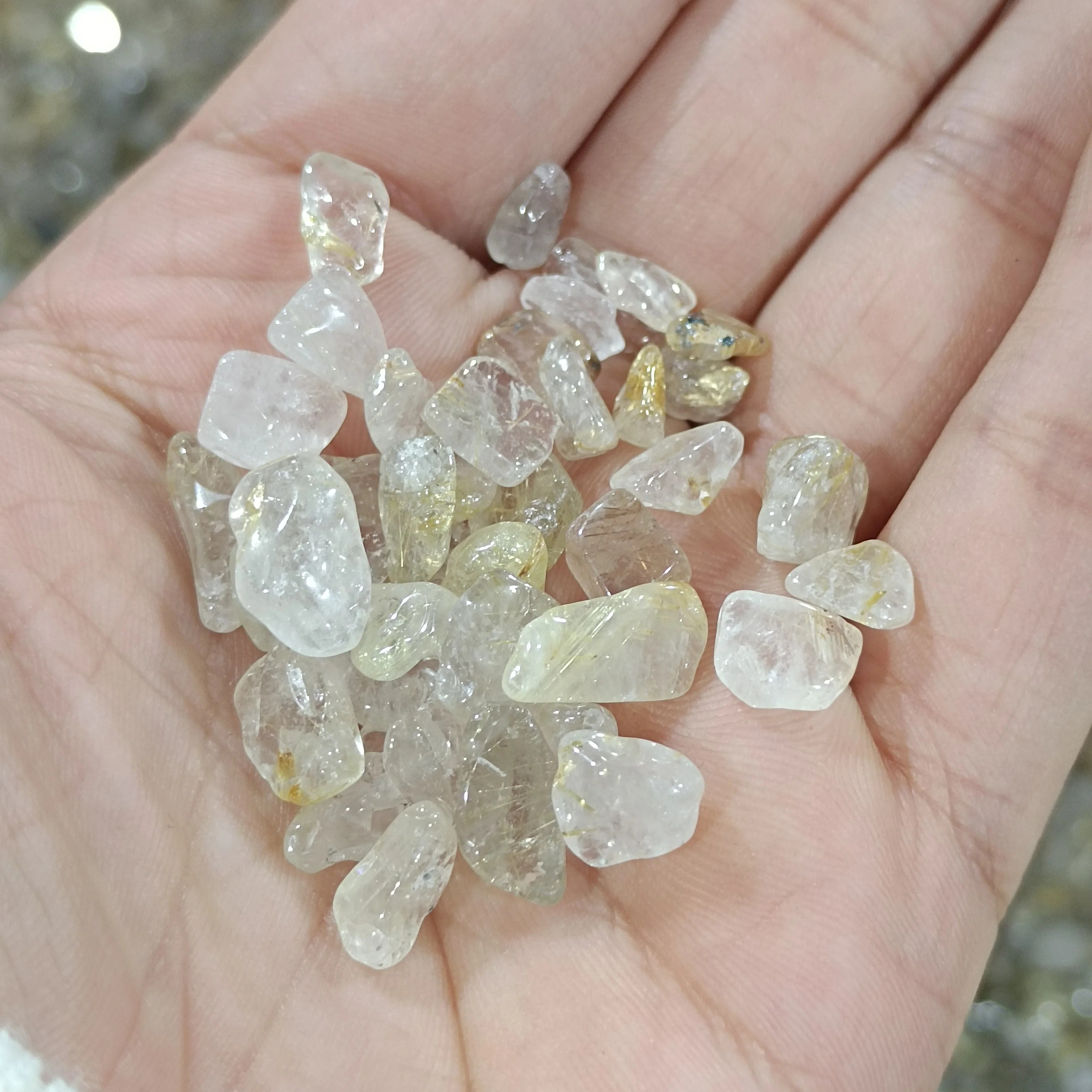 100 г искусственный кристалл раздавленный камень фотоминералы аквариумное